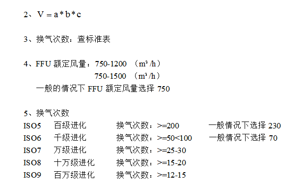 FFU使用數(shù)量如何計(jì)算