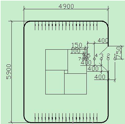 門(mén)到主流區(qū)之間的測(cè)點(diǎn)布置圖 門(mén)到主流區(qū)之間的測(cè)點(diǎn)布置圖